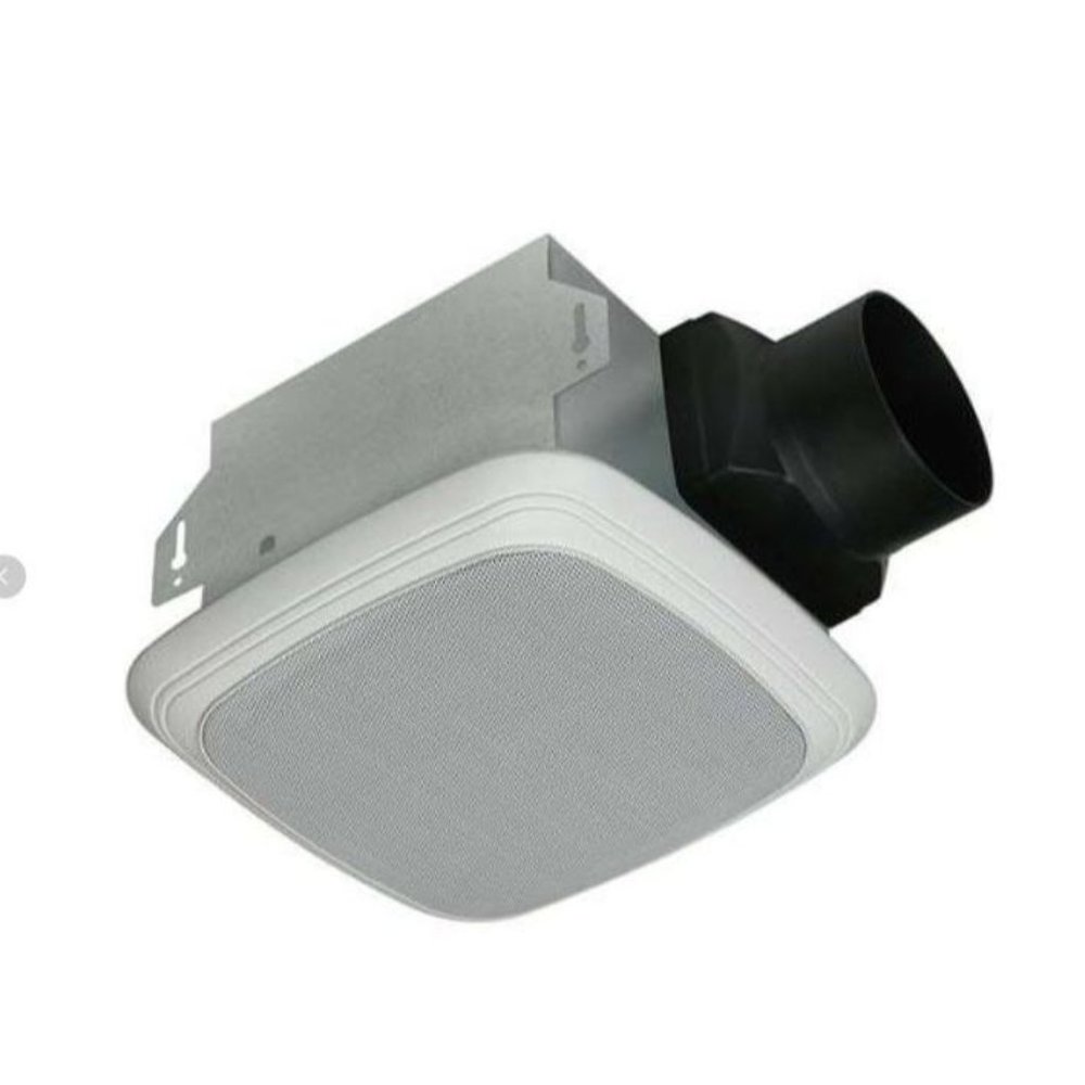 Description Homewerks Worldwide ventilation fan with an integrated Bluetooth-ena